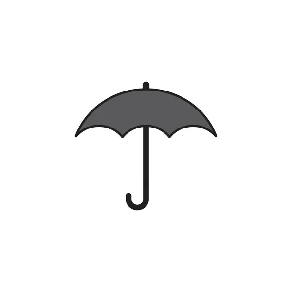 傘ロゴベクトルアイコンデザイン — ストックベクタ
