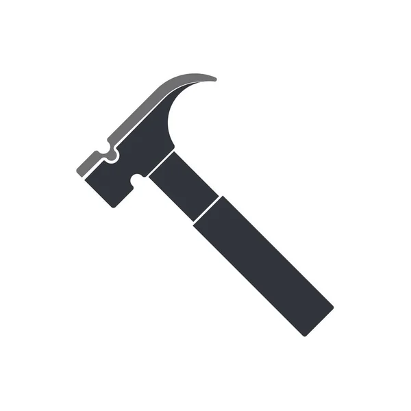 Hammer Logo Vector Template Illustration Design — Stock Vector