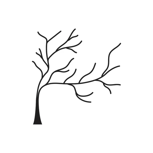 Drzewo Ekologiczne Logo Wektor Ikona Ilustracja Projekt — Wektor stockowy