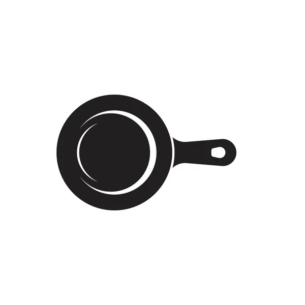 Pan Cocina Logo Vector Icono Ilustración Diseño — Archivo Imágenes Vectoriales
