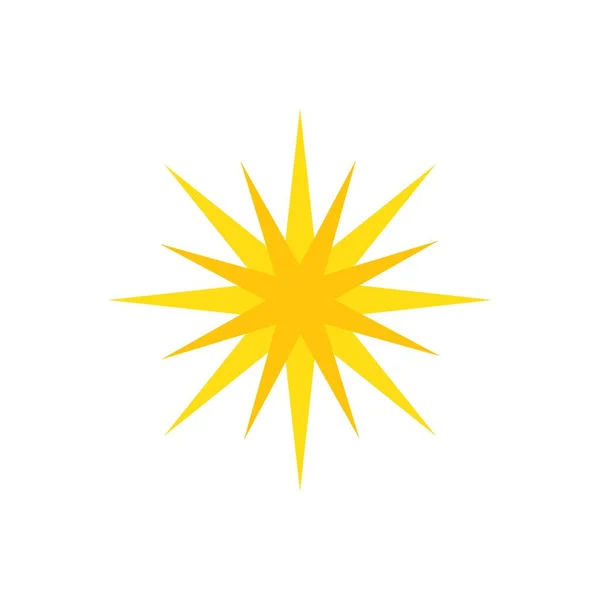 Sun Illustration Logo Vector Icon Template Design — Image vectorielle