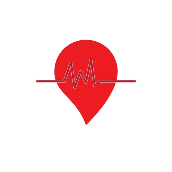 Desenho Modelo Vetor Logotipo Ilustração Sanguínea —  Vetores de Stock
