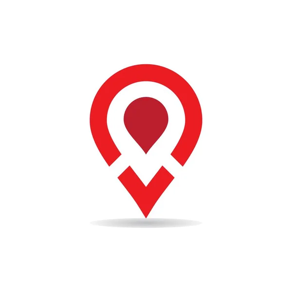 Location Point Logo Vector Template Illustration Design — Διανυσματικό Αρχείο