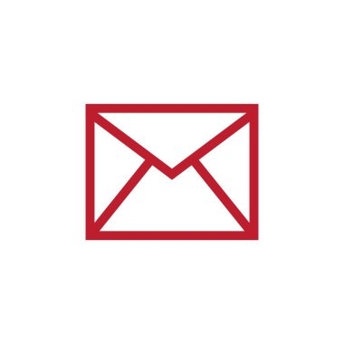 E- posta logo vektör resimleme şablonu tasarımı