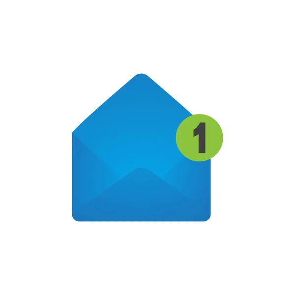 Mail Logo Vector Illustration Icon Template Design — Stockvektor