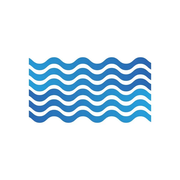 Water wave Logo design vector Template illustration