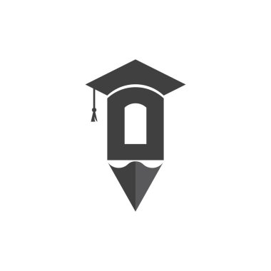 toga cap eğitim logosu vektör illüstrasyonuName