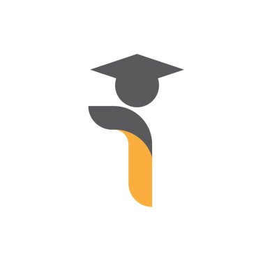 toga cap eğitim logosu vektör illüstrasyonuName