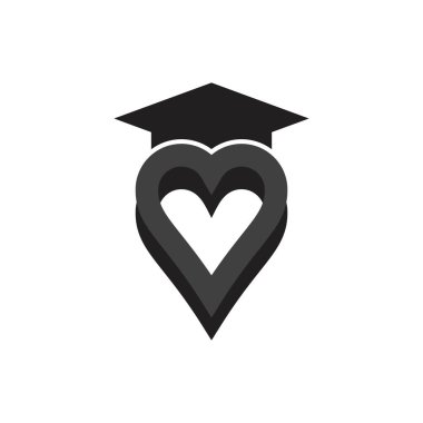 toga cap eğitim logosu vektör illüstrasyonuName