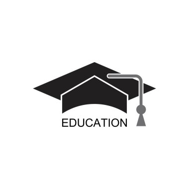 toga cap eğitim logosu vektör illüstrasyonuName