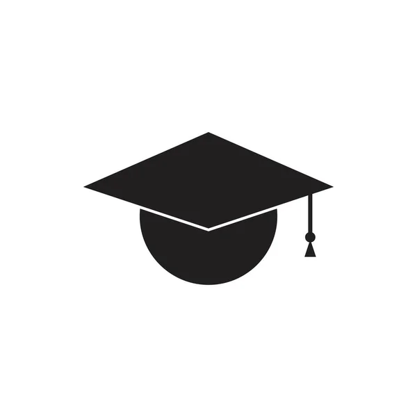 Toga Καπέλο Εκπαίδευση Λογότυπο Πρότυπο Διανυσματική Απεικόνιση — Διανυσματικό Αρχείο