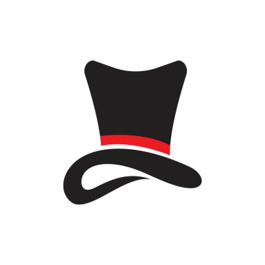 Megic hat logo vektör resimleme tasarımı