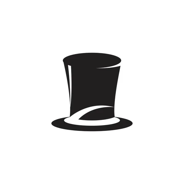 Chapeau Megic Logo Vectoriel Icône Illustration Design — Image vectorielle