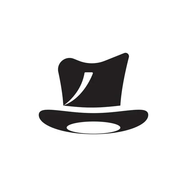 Chapeau Megic Logo Vectoriel Icône Illustration Design — Image vectorielle