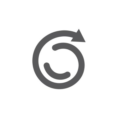 Ok illüstrasyon logo vektör şablonu