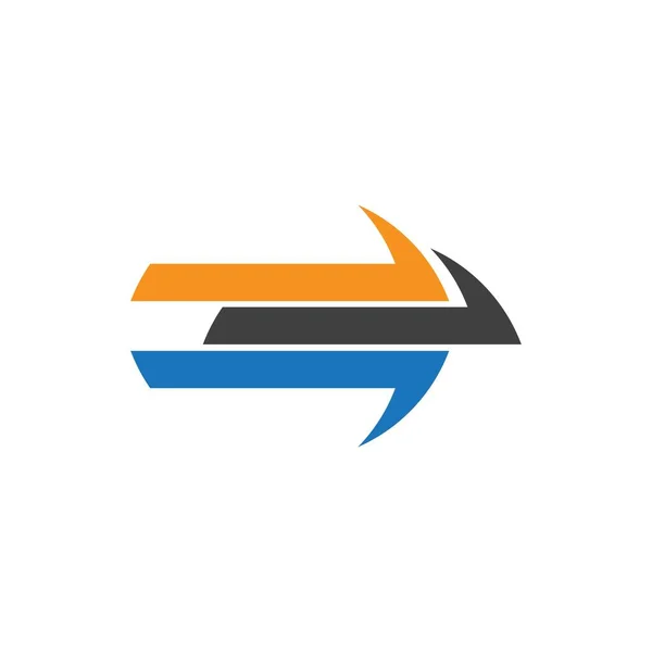 Pfeil Illustration Logo Vektor Vorlage — Stockvektor