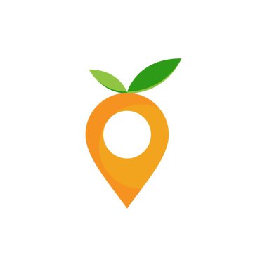 Havuç logo vektör resimleme tasarımı