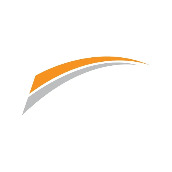 Swoosh Profesyonel Logo Vektör Çizimi Tasarımı — Stok Vektör