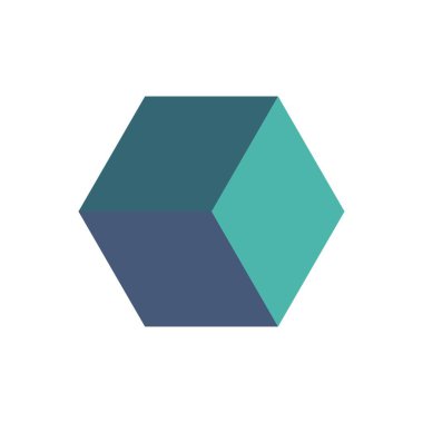 Küp iş vektör simgesi çizimi