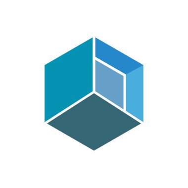 Küp iş vektör simgesi çizimi