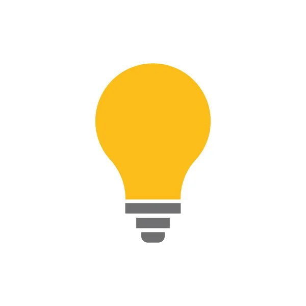 Modèle Illustration Vectorielle Logo Ampoule — Image vectorielle