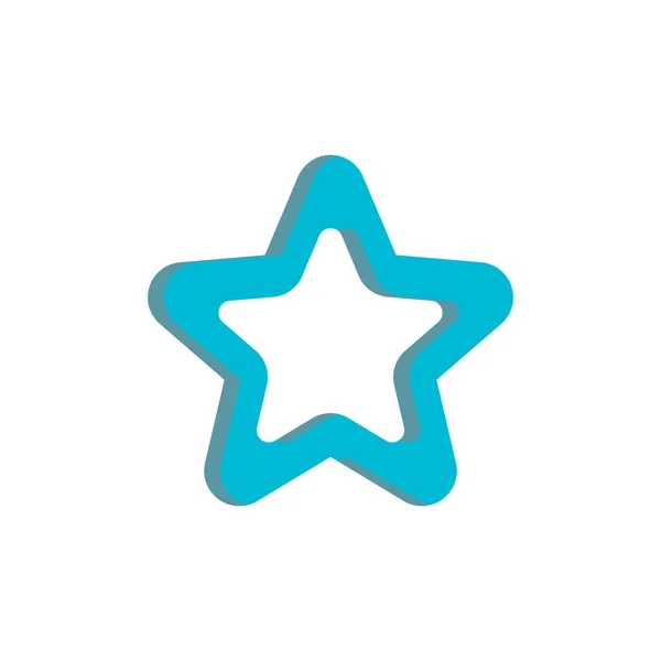 Дизайн Векторных Иконок Шаблона Star Logo — стоковый вектор