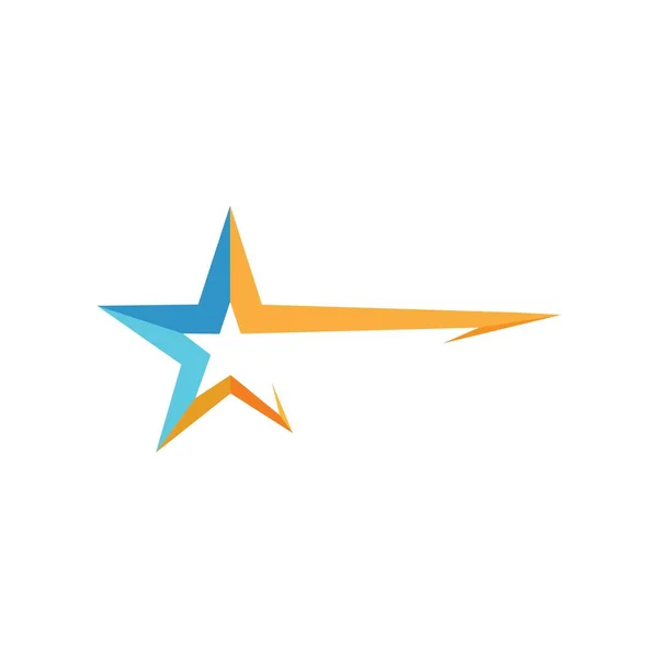 Yıldız Logosu Şablonu Vektör Illüstrasyon Tasarımı Vektör Grafikler