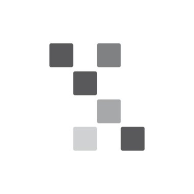 İş teknolojisi logo şablonu vektörü