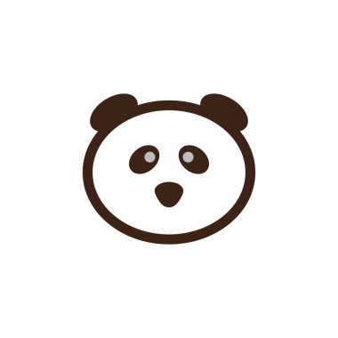 Oyuncak ayı logosu vektör çizimi tasarımı