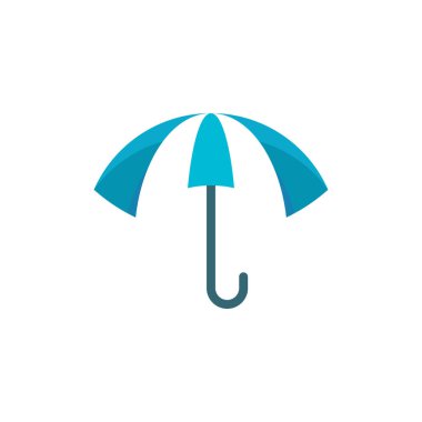 şemsiye logosu vektör şablon tasarımı