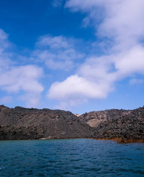 Warme Vulkanische Bronnen Van Santorini Eiland Geen Mensen Het Water — Stockfoto