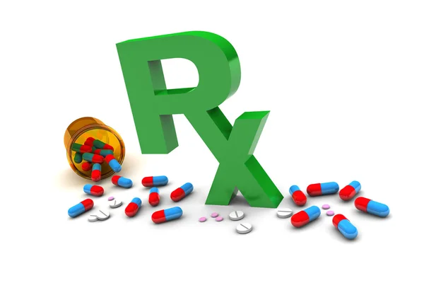 RX препаратов — стоковое фото