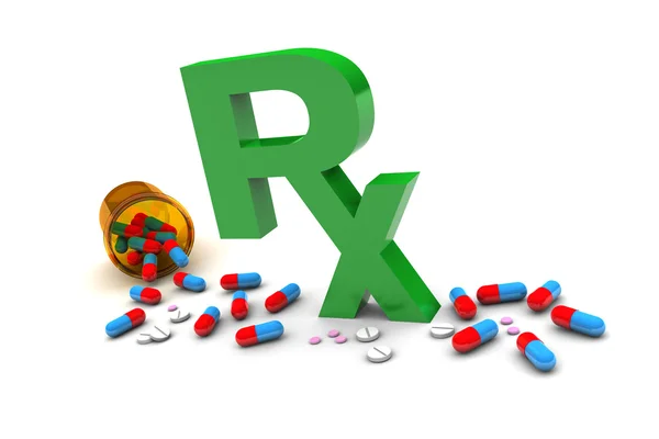 Drogas Rx — Fotografia de Stock