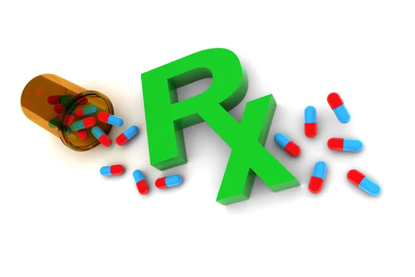 Rx Medicação — Fotografia de Stock