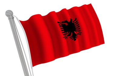 Arnavutluk bayrağı direği