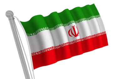 İran bayrağı direği