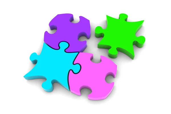 Puzzleteile — Stockfoto