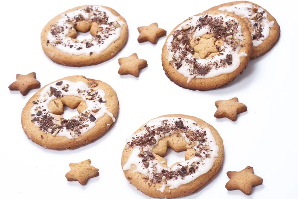 Пісочне печиво під глазур'ю — стокове фото