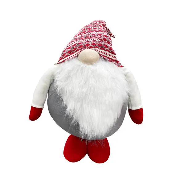 Elf Boże Narodzenie Szpiczastym Wieczkiem Izolowane Białym Tle Świąteczny Krasnal — Zdjęcie stockowe