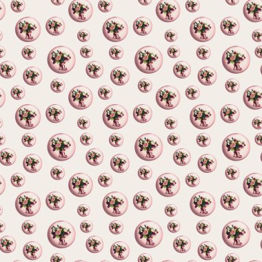 Çiçek desenleri pürüzsüz. Kumaş, tekstil, kağıt, duvar kağıdı, iç dekorasyon şablonu. Eski.