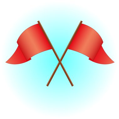 bayrak. vektör çizim.