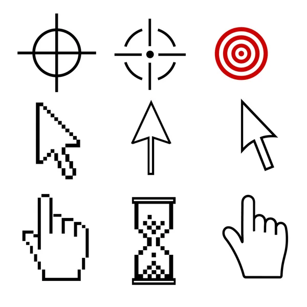 Eine Reihe von Symbolen — Stockvektor