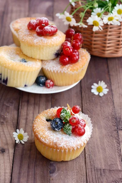 Berry muffins — Stockfoto