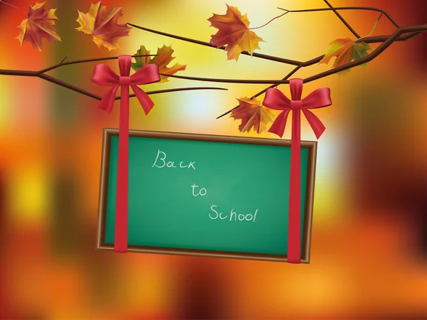 Autumn blackboard — Stock Vector