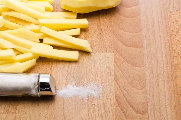 Potatoes preparation — Stock Photo, Image