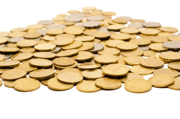 Big quantity of coins — Stock Photo, Image