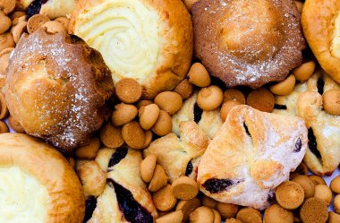 farklı kurabiye yakın çekim