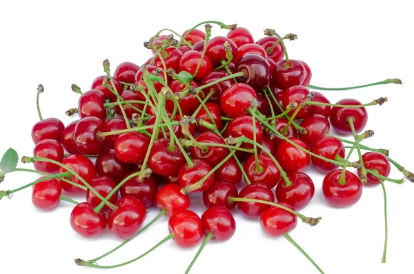 Ripe cherries the isolated — Stock Photo, Image