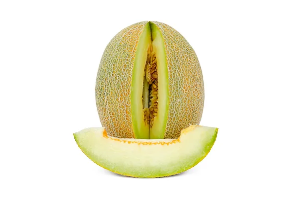 Melone su sfondo bianco — Foto Stock