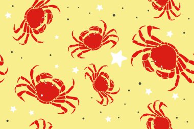 kumlu sahilde yengeçler